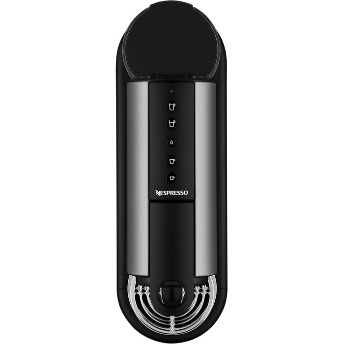 Капсульна кавомашина Nespresso De'Longhi CitiZ Platinum EN220.T, 4 розміри чашок, 19 бар, 1260 Вт, титановий колір