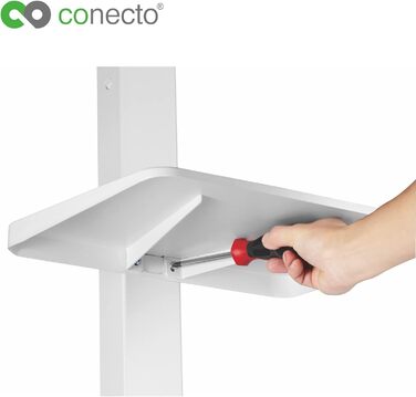 Підставка для телевізора Conecto SA-CC50864 біла, поворотна, для екранів 37-75