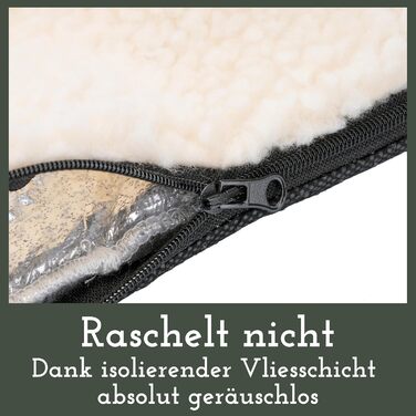 Самогріюча ковдра для собак Fellou 90 x 64 см - тепла підстилка для тварин, миється, без сторонніх звуків, бежевого кольору