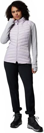 Жіночий жилет Columbia Powder Pass 3 Hybrid з пуховим наповнювачем, Bodywarmer (XL, Перламуровий лавандовий)