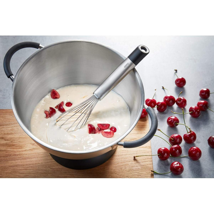 Віночок кухонний GEFU PRIMELINE спіральний, нейлон, 29.5 см (сріблястий) - для антипригарного посуду