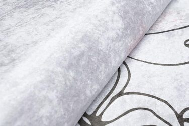 Дитячий килим TAPISO Emma, 120x170 см, рожевий, з антиковзким покриттям, принт, машинне прання 30°C, ÖKO-TEX