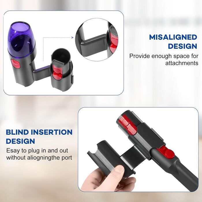 Кріплення для пилососа Dyson V7 V8 V10 V11 V15 Outsize Gen5 - 2 шт.