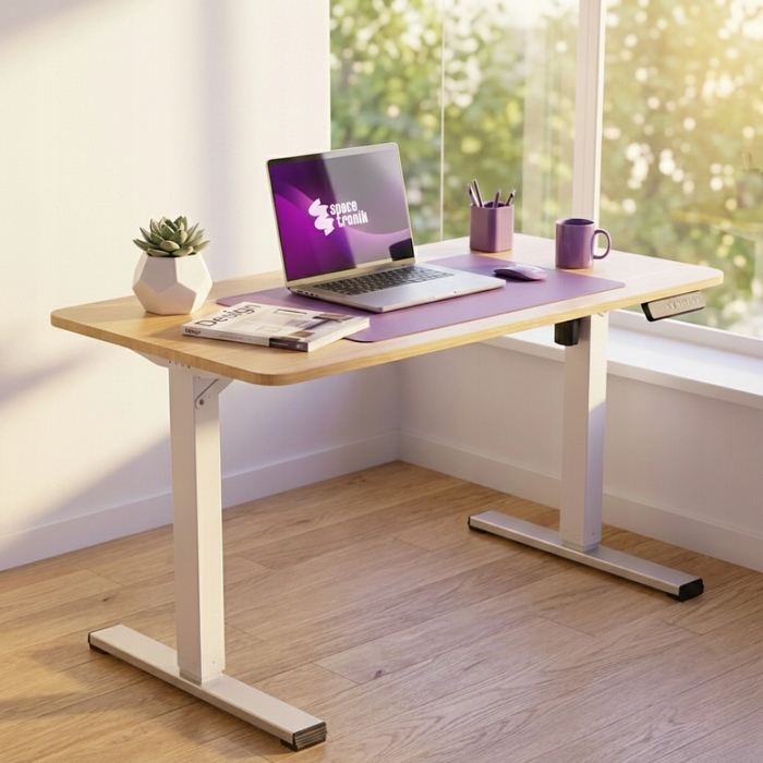 Електричний стіл з регулюванням висоти Spacetronik 120x60 з пам'яттю, Дуб Artisan
