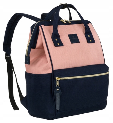 Міський рюкзак Peterson PTN ALFA NAVY+PINK, рожевий