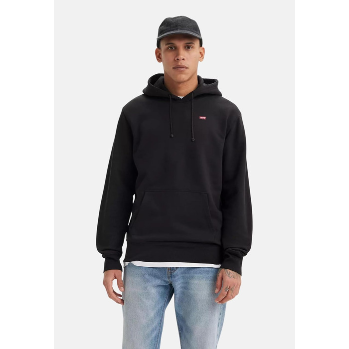 Чоловічий худі-світшот Levi's, розмір XL, колір Mineral Black