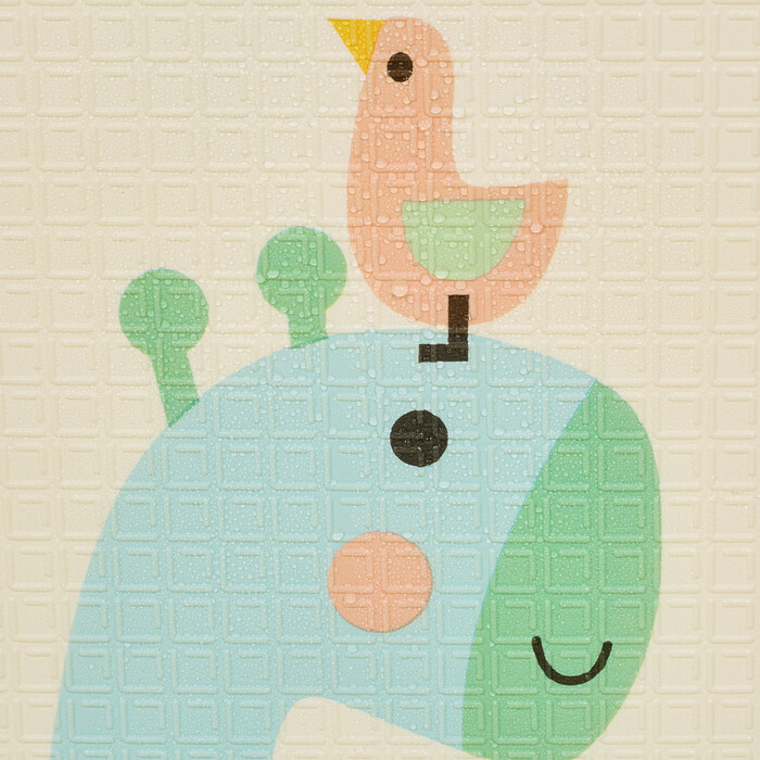 Relaxdays Foldable Play Mat - Land and Sea Animals