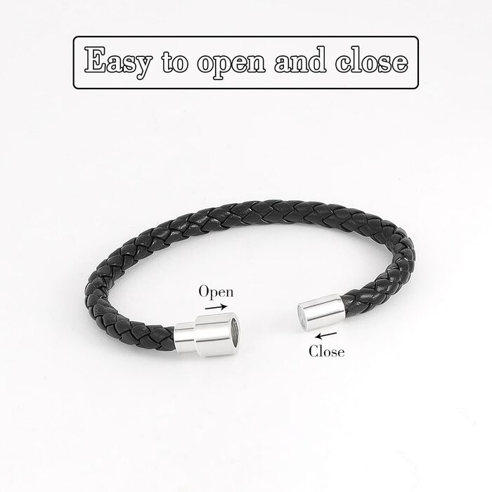 Чоловічий/Жіночий браслет з дерева Manfn, 6 шт. в наборі, регульований, плетіння Gflochtns, стиль Manschtt