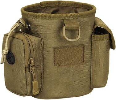 Сумка-мішечок з шнурком для дресирування собак, для полювання, Airsoft, як навчальна сумка для цуценят, ласощів, іграшок для тварин (хакі)