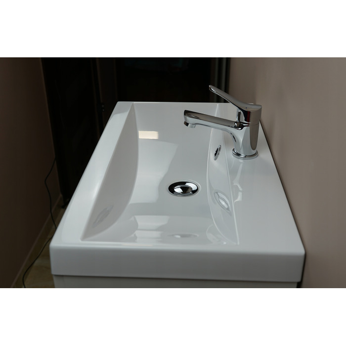 Комплект меблів для ванної кімнати UDINE 60: тумба та шафа-пенал з вітриною