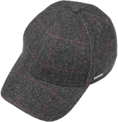 Кепка Stetson Kinty Wool з мікрофлісом та клапаном для вух, чоловіча, з бавовни, сіра, розмір L