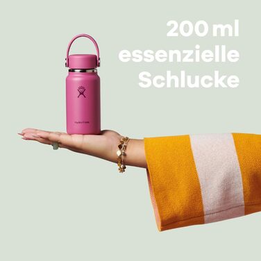 Термос Hydro Flask Micro 200 мл - ізольована пляшка, не протікає, зберігає напої холодними/гарячими до 7 годин, компактний, міцний, колір Birch