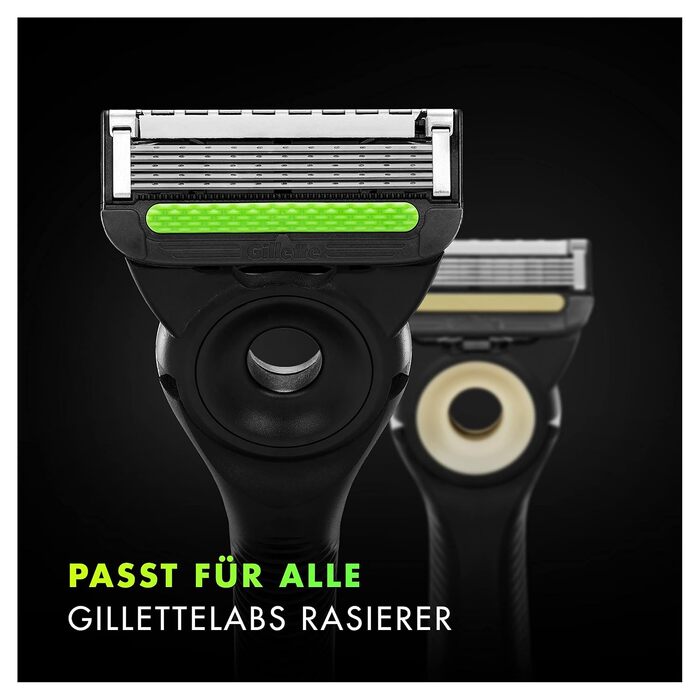 Смінні леза для чоловічої бритви Gillette Labs, чорні, 12 шт