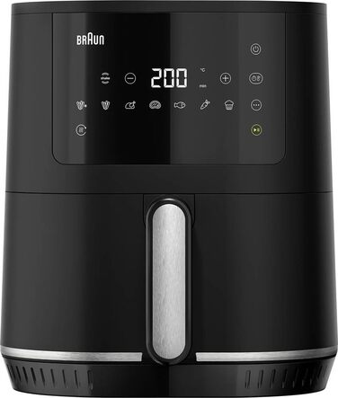 Фритюрниця електрична Braun MultiFry 5 HF5030 6л з технологією RealAir, сенсорне управління, 8 програм, чорна