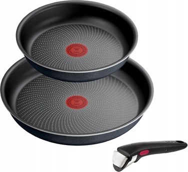 Набір сковорідок Tefal Ingenio So'Light (22 та 28 см), 3 предмети, для індукційних плит
