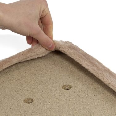 Ліжко для котів на підвіконня Snuggly Place - велике, зручне, миється, 75 x 35 см (Бежевий)