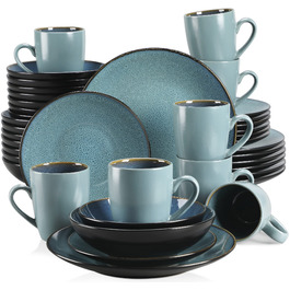 Набір супових тарілок Bubble 4 шт. з кераміки, 950 мл, для 4 осіб (Vancasso)