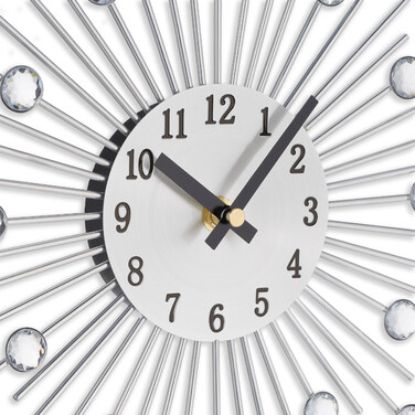 Relaxdays Wall Clock Diamond Ø 33 cm