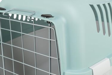 Тріксі Транспортний бокс Капрі 3 Open Top для собак та котів до 12 кг, з металевою дверцятами та ґраткою зверху