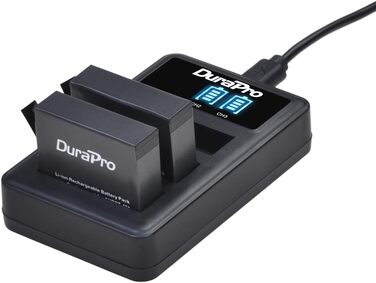 Акумулятор DuraPro 3X 1680mAh + USB LED Зарядний пристрій для GoPro Hero4 AHDBT-401