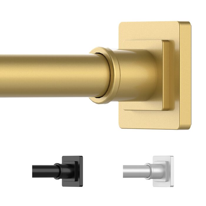 Натяжна штанга для душу Goldene, 79-200 см, регульована, без свердління, для ванної кімнати