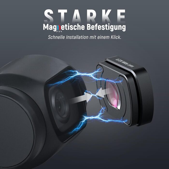 NEEWER Набір фільтрів ND для DJI Osmo Pocket 3: ND2-32, CPL, 0.72x, 112° Ширококутний об'єктив, 2 захисні плівки