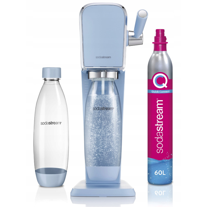 Сифонізатор SodaStream Art, синій, 1 л + балон CO2 60 л