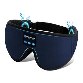 Маска для сну з Bluetooth навушниками 3D, бездротова маска для сну з музикою для бічних та спинних положень, навушники для сну