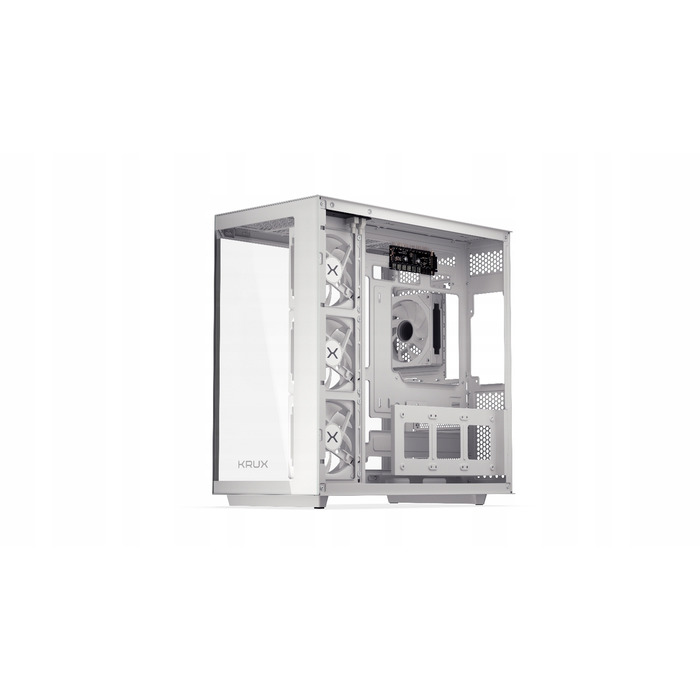Корпус ATX KRUX Empero White, 4 вентилятори 120мм ARGB, тип 