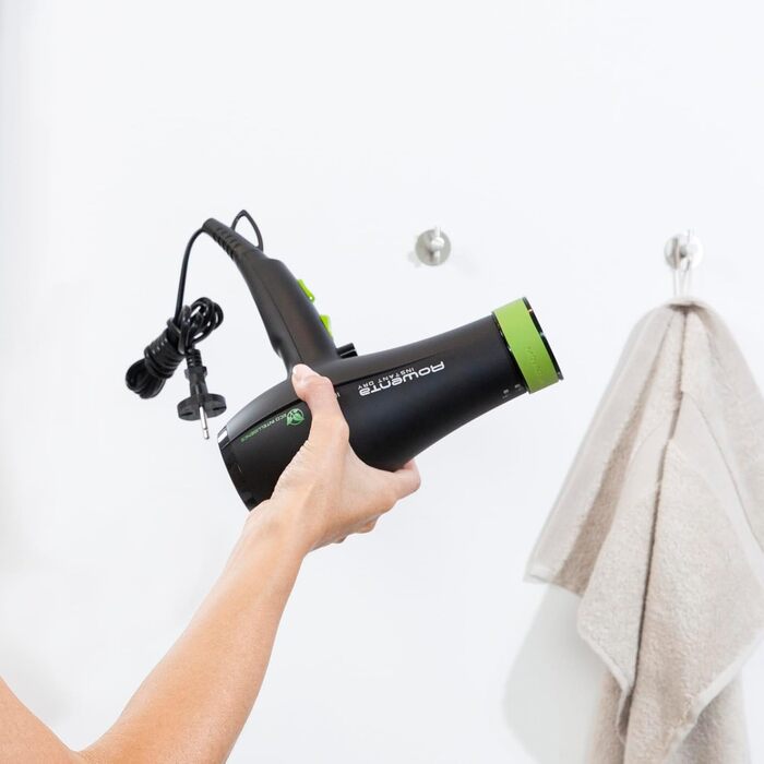 Фен Rowenta CV6030 Haartrockner Eco Intelligence Instant Dry з технологією Air Booster | 1500 Вт, 3 температури, 2 швидкості, холодне повітря, чорний