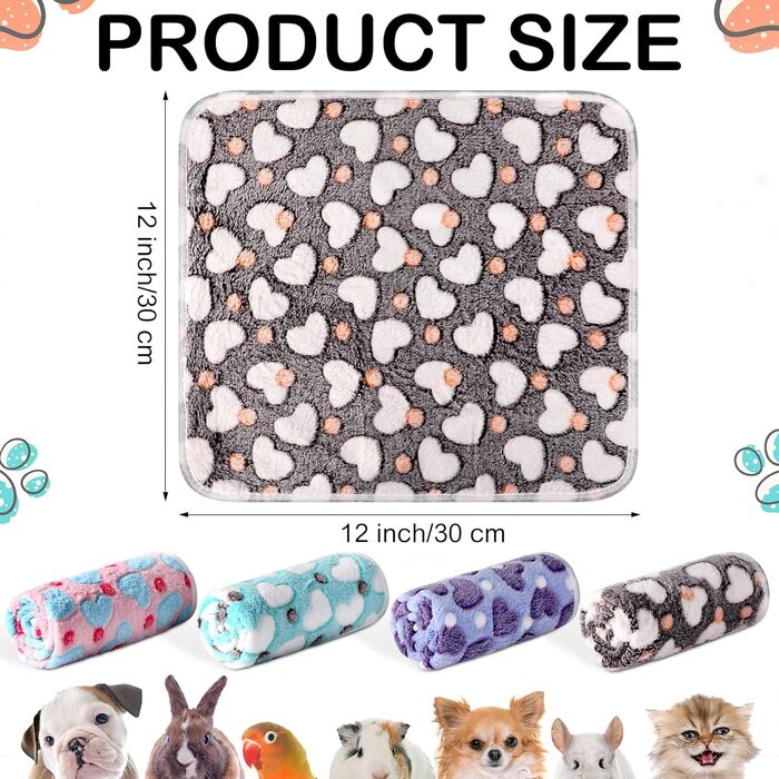 М'яка ковдра для морських свинок Namalu: водонепроникна, миюча, 30x30 см