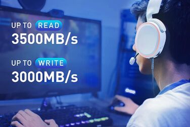 Lexar SSD NM620 2TB: Швидкий M.2 NVMe SSD для ПК та геймерів (Gen3x4, PCIe, 3D NAND)