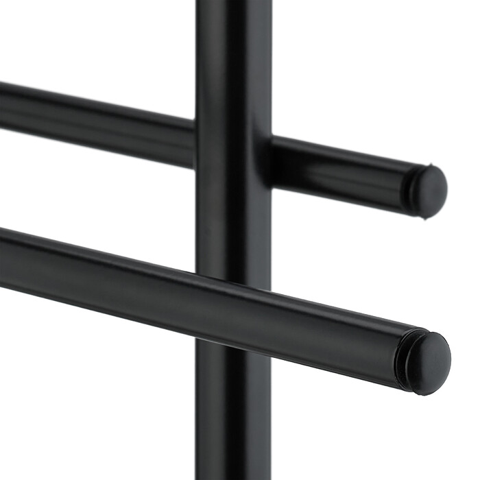 Relaxdays Black Towel Rack with 3 Bars