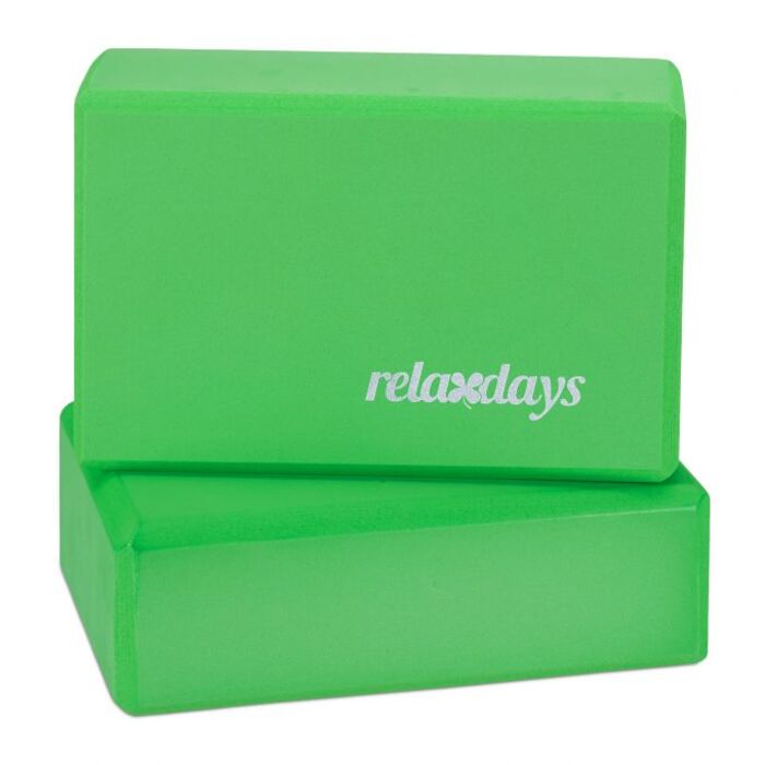 Relaxdays Yoga Block Set of 2