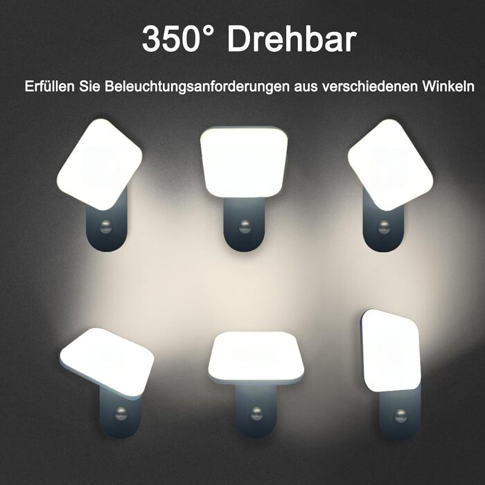 LED вуличний світильник настінний з датчиком руху, 18W, 1600LM, 3000K, тепле біле світло, IP65, алюміній, для дому, саду, гаража, тераси
