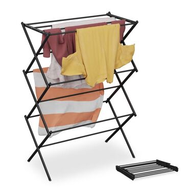 Relaxdays Folding Clothes Drying Rack