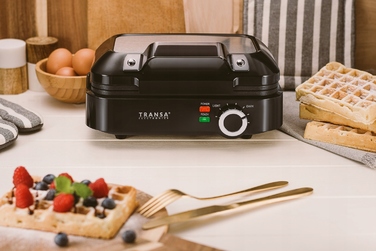 Вафельниця Transa Electronics TE-32 2200 Вт, чорна