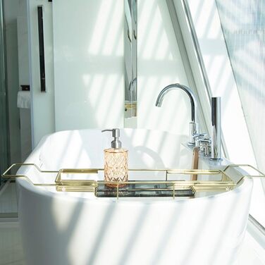 Дозатор для мила Ekirlin зі скла для кухні та ванної кімнати, 340 мл. Підходить для мила для рук, миючого засобу, ефірних олій та шампуню. Колір: Темно-сірий (Бурштиновий)