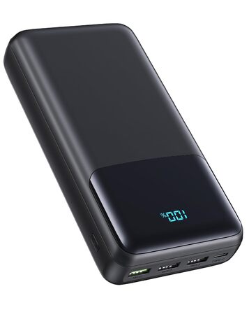 Power Bank 50000mAh з швидкою зарядкою 30W, USB-C, 4 виходи/2 входи, LED-дисплей. Зовнішній акумулятор для iPhone, Android, планшетів