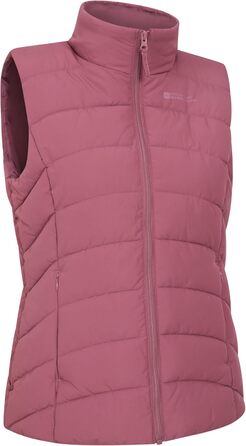 Жіночий жилет Mountain Warehouse Opal з утеплювачем - легка термокуртка, кишені на блискавці, водовідштовхувальний (32, Рожевий)
