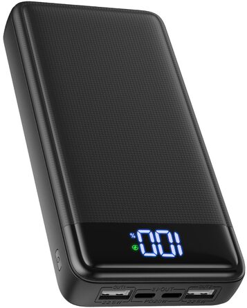 Power Bank 26800mAh 22.5W з USB-C PD3.0 QC4.0, Чорний - Зовнішній акумулятор для iPhone, iPad