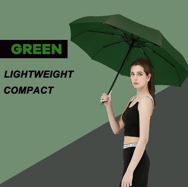 Вітростійкий туристичний парасолька SIEPASA, компактний автоматичний парасолька для подорожей, маленький та портативний