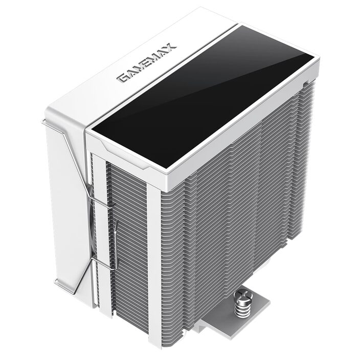 Кулер CPU GAMEMAX SIGMA 550 Infinity Weiß: 220W, 5 Heatpipes, ARGB PWM 120mm, LGA1851/1700/AM5/AM4