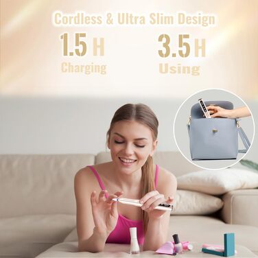 Електричний набір для манікюру та педикюру Golden 12 в 1: фрезер для нігтів, фрезер для гелю, акрилу, набір для манікюру та педикюру