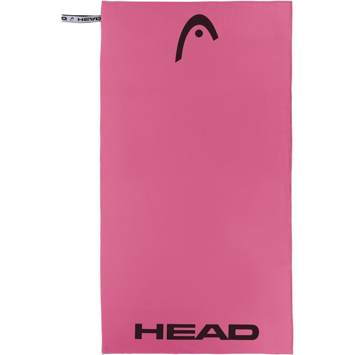 Рушник для спорту та басейну Osama Home Head Active з гумкою, комплект, 60x110 см, рожевий