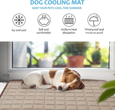 Кühlmatte für Hunde NIBESSER - Охолоджуючий килимок для собак NIBESSER, 40x30 см, коричневий