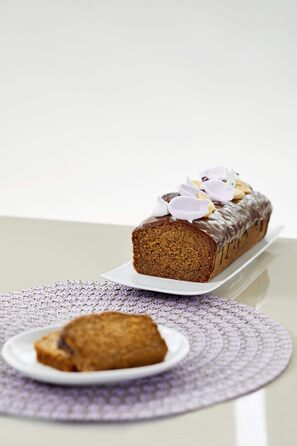 Dr. Oetker Kastenform 30 cm EXCLUSIVE, cake tin for juicy cakes and hearty breads, loaf tin with enamel sealing (color: Grey-Brown/Crème), quantity: 1 piece