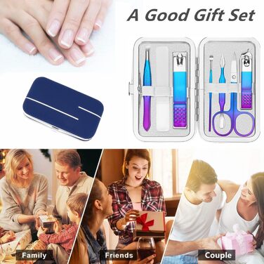 Набір для манікюру та педикюру Fenlebenil: базовий комплект для догляду за нігтями, подарунок