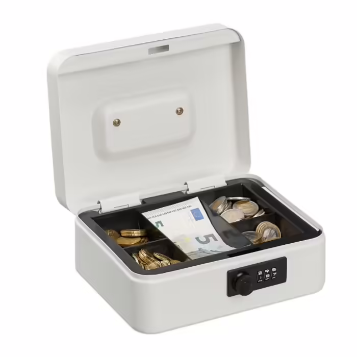Relaxdays Cash Box with Number Combination
