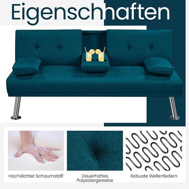 Yaheetech Foldable Sleeper Sofa